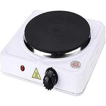 Kitchen Double Electric Hot Plate - Stainless Steel Cooking Surface - Temperature Control