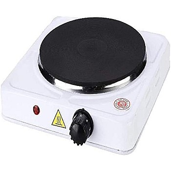 Kitchen Double Electric Hot Plate - Stainless Steel Cooking Surface - Temperature Control