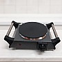 1 Eye Electric Cooker, 1500 Watts, Non-Stick Surface With Temperature Levels, Overheat Protection, Auto Shut-Off Function -kh7115