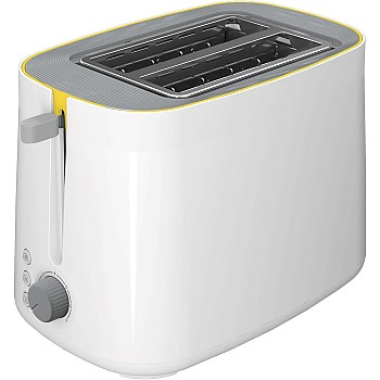 BEKO Toaster, 2 Slices, 7 manual Browning levels, 800 Watts, White - TAM 4220 W