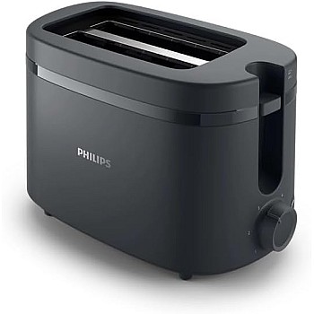 Philips HD2510/90 Toaster, 2 Slice Capacity, 6 Levels, Black
