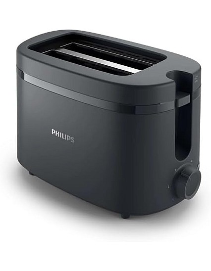 Philips HD2510/90 Toaster, 2 Slice Capacity, 6 Levels, Black