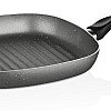 Papilla - FRED - 28 cm Grill Pan - Grey - Gas Stove - Made in Turkey