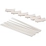 Moments Chop Sticks with Stand 6-Pieces Set, Light Stone