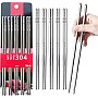 Next Store Reusable Stainless Steel Kitchen Chopsticks