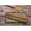 Reusable Chopsticks Chinese Natural Bamboo Long Lightweight Wood Eating Cooking-10 Pairs Gift Sets Dishwasher, 9.8Inch /25cm