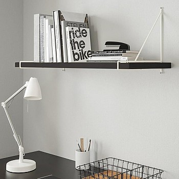 Home Gallery Swedish wall shelf 100X20 Black
