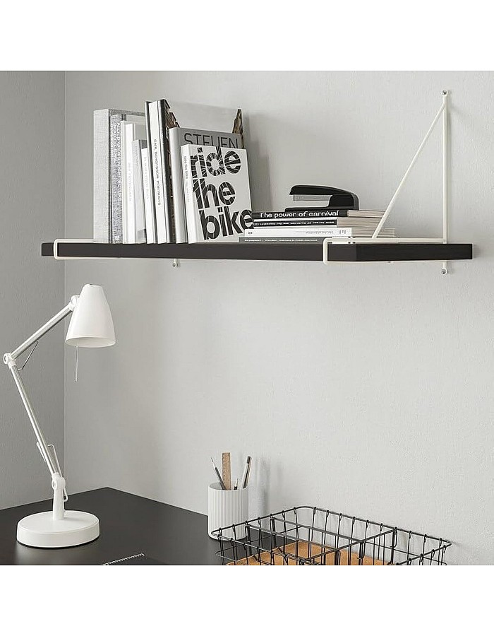 Home Gallery Swedish wall shelf 100X20 Black