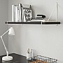 Home Gallery Swedish wall shelf 100X20 Black