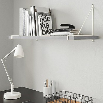 Home Gallery Swedish wall shelf 100X20 Gray