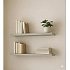 رفوف حائط خشبية MDF، تصميم عصري، مقاومة للماء والخدوش، 50×15 سم، قطعتين ، مع مستلزمات التثبيت، للمطبخ وغرف النوم والمكتب (رمادي)