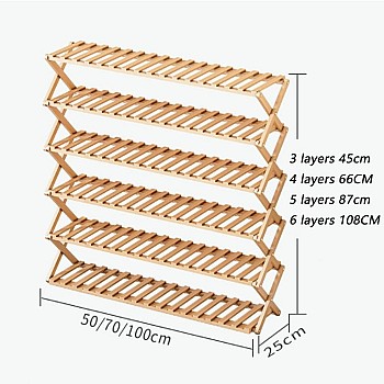 Premium Style Shoe Cabinet for Home & Office Organization (4 Tier Wood Floor) Built for Sustainability and Convenience, Perfect for Storing and Displaying Books in Total Style - Generic