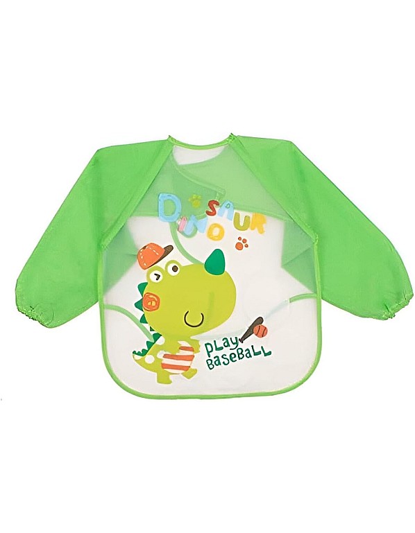 Waterproof Bib - Durable Long Sleeve Baby Bib for Mess-Free Feeding, Perfect for Toddlers 6 Months to 3 Years, Easy to Wash