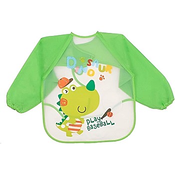 Waterproof Bib - Durable Long Sleeve Baby Bib for Mess-Free Feeding, Perfect for Toddlers 6 Months to 3 Years, Easy to Wash
