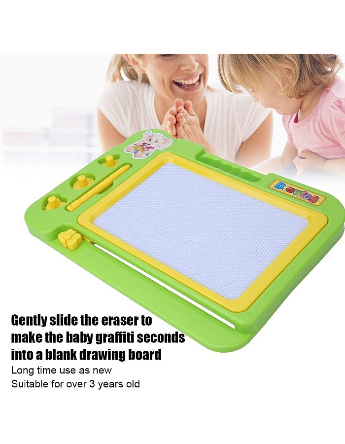 Zerodis Drawing Board for Kids, Magnetic Whiteboard Early Childhood Learning Mat Sketch Block Writing Erasable Birthday Christmas Gift for Girls Boys (Cyan)