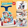 AuntyFey Baby Walker, 3 in 1 Push Walker Baby, Baby Walkers for Girls Boys, Baby Walking Toy for 1 Year old Learning to Walk, Sit to Stand Baby Walker, Baby Walker Push Toy, Walker Baby Girl 12 Months