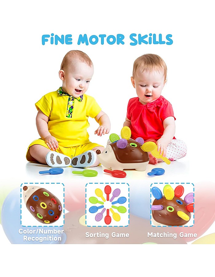 Montessori Toys Babies 1 Years, Toys Kids 2 3 4 Years, Baby Sensory Toys, Motor Skills Toys Counting and Color Recognition Educational Games Kids 6 9 12 Months