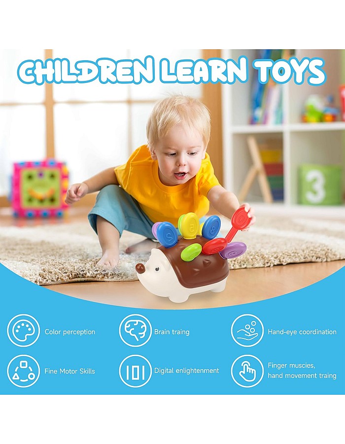 Montessori Toys Babies 1 Years, Toys Kids 2 3 4 Years, Baby Sensory Toys, Motor Skills Toys Counting and Color Recognition Educational Games Kids 6 9 12 Months