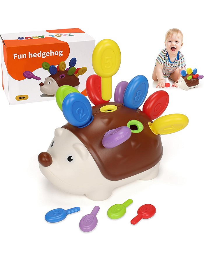 Montessori Toys Babies 1 Years, Toys Kids 2 3 4 Years, Baby Sensory Toys, Motor Skills Toys Counting and Color Recognition Educational Games Kids 6 9 12 Months