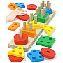 Yetonamr Montessori Toys for 1 2 3 Year Old Boys Girls Birthday Gifts Wooden Sensory Toys for Kids Age 2-4 Years Toddlers Toddlers Stocking Stuffers
