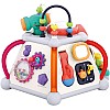 HOLA Baby Activity Cube Toys for Toddlers 1-3, Musical Light up Play Activity Center Baby Toys 12 18 24 36 Months, Educational Developmental Learning Toys Gifts for 1+ Year Old Girls Boys Kids Infants