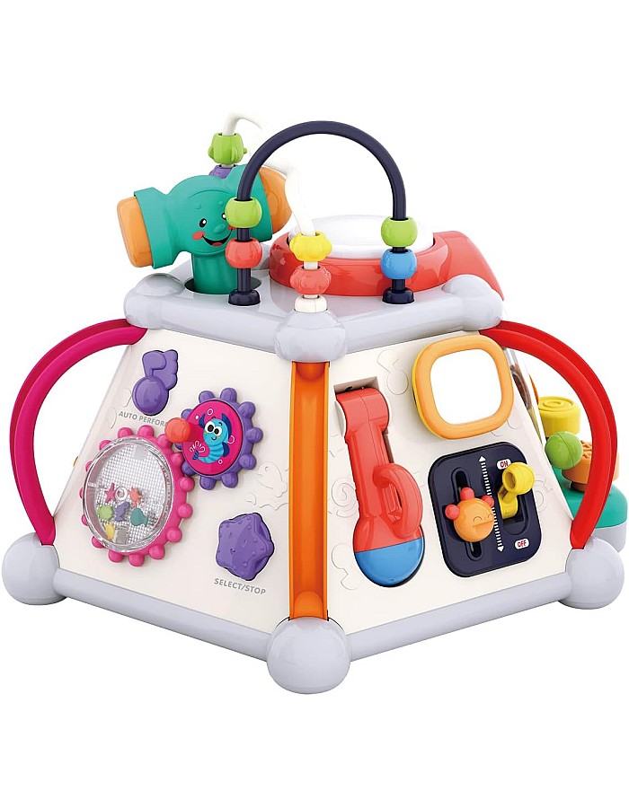 HOLA Baby Activity Cube Toys for Toddlers 1-3, Musical Light up Play Activity Center Baby Toys 12 18 24 36 Months, Educational Developmental Learning Toys Gifts for 1+ Year Old Girls Boys Kids Infants