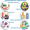 HOLA Baby Activity Cube Toys for Toddlers 1-3, Musical Light up Play Activity Center Baby Toys 12 18 24 36 Months, Educational Developmental Learning Toys Gifts for 1+ Year Old Girls Boys Kids Infants