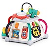 HOLA Baby Activity Cube Toys for Toddlers 1-3, Musical Light up Play Activity Center Baby Toys 12 18 24 36 Months, Educational Developmental Learning Toys Gifts for 1+ Year Old Girls Boys Kids Infants