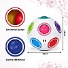 Magic Rainbow Ball, Fidget Ball Speed Cube Puzzle Ball Cube Brain Teasers Educational Toy For Kids & Adults, White