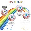 Magic Rainbow Ball, Fidget Ball Speed Cube Puzzle Ball Cube Brain Teasers Educational Toy For Kids & Adults, White