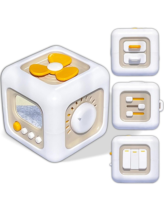 Montessori Toys for 1 Year Old, Travel Activities Busy Cube, Fine Motor Skills Toys for Toddlers 1-3, Developmental Educational Learning First Birthday Gifts, Baby Toys 12-18 Months