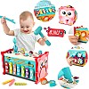 wakeInsa 8 in 1 Toddler Activity Cube,Toddler Montessori Toys,Fine Motor Skills Toys,Xylophone for Toddlers,Whack a Mole Game,Magnetic Fishing Game,Baby Learning Toy,Toddler Sensory Educational Toy