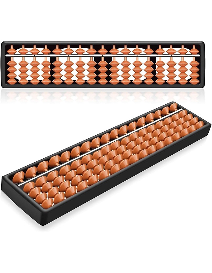 Yossi Math Counting Abacus for Kids Colorful 17 Columns