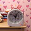 LOCKYBOY Kids Alarm Clock, Cartoon Rabbit Design, Blue Body, Clear Hands and Numbers (Pank)