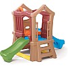 Step2 Play Up Double Slide Climber Outdoor Toy and Structures - Brown, 800000