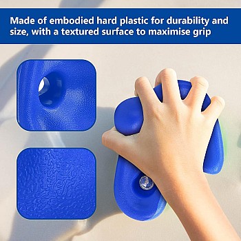 murabba 10pc Climbing Holds for Kids & Prise Escalade Enfant, Colourful Pig Nose Rock Wall Holds, Climbing Frames Set for Indoor Outdoor Playground PlaySet Building with