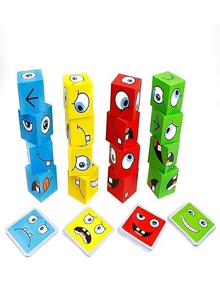 Crazy Face Puzzle -Face Expressions Puzzle.