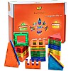 Gemmicc Magnetic Tiles Building Blocks, Magnet Toys for Kids, STEM Approved Educational Toys,3D Magnet Puzzles Stacking Blocks for Boys Girls,73 PCS Classic Set