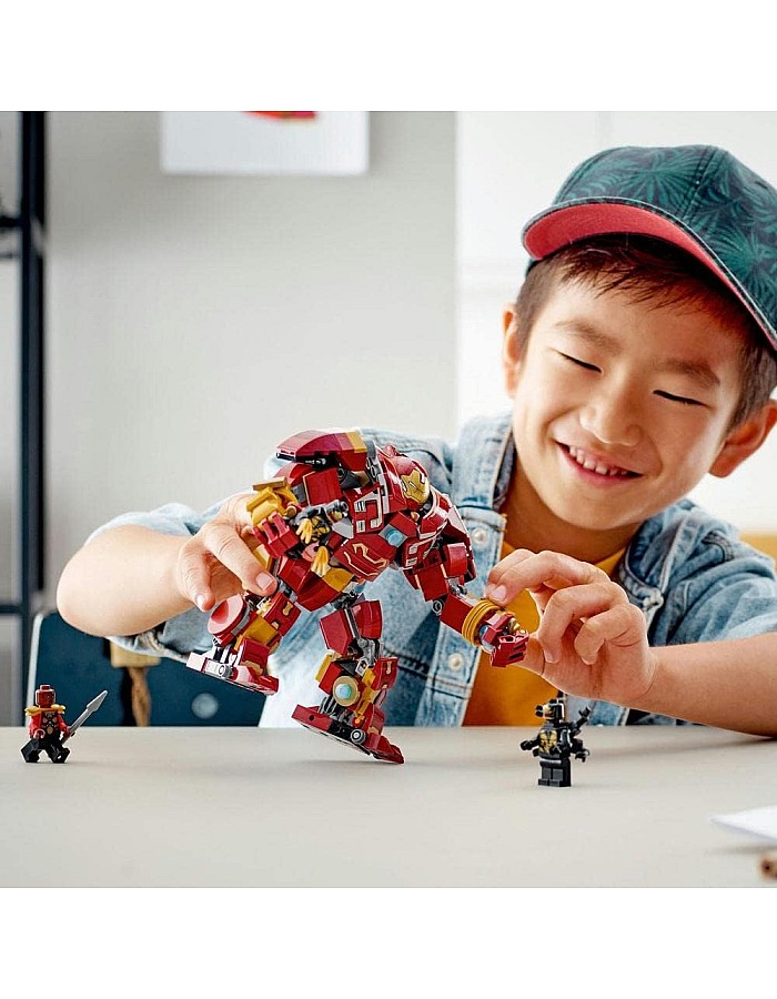 LEGO 76247 Marvel The Hulkbuster: The Battle of Wakanda Action Figure, Buildable Toy with Hulk Bruce Banner Minifigure, Avengers: Infinity War Set for Kids, Boys & Girls