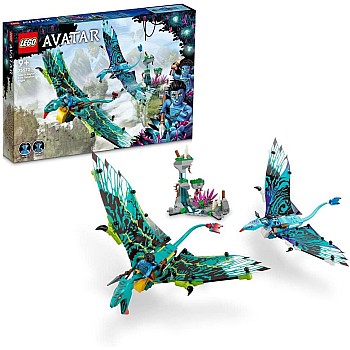 LEGO Avatar Jake & Neytiri’s First Banshee Flight 75572 Building Toy Set; Avatar Set with 2 Minifigures for Ages 9+ (572 Pieces)
