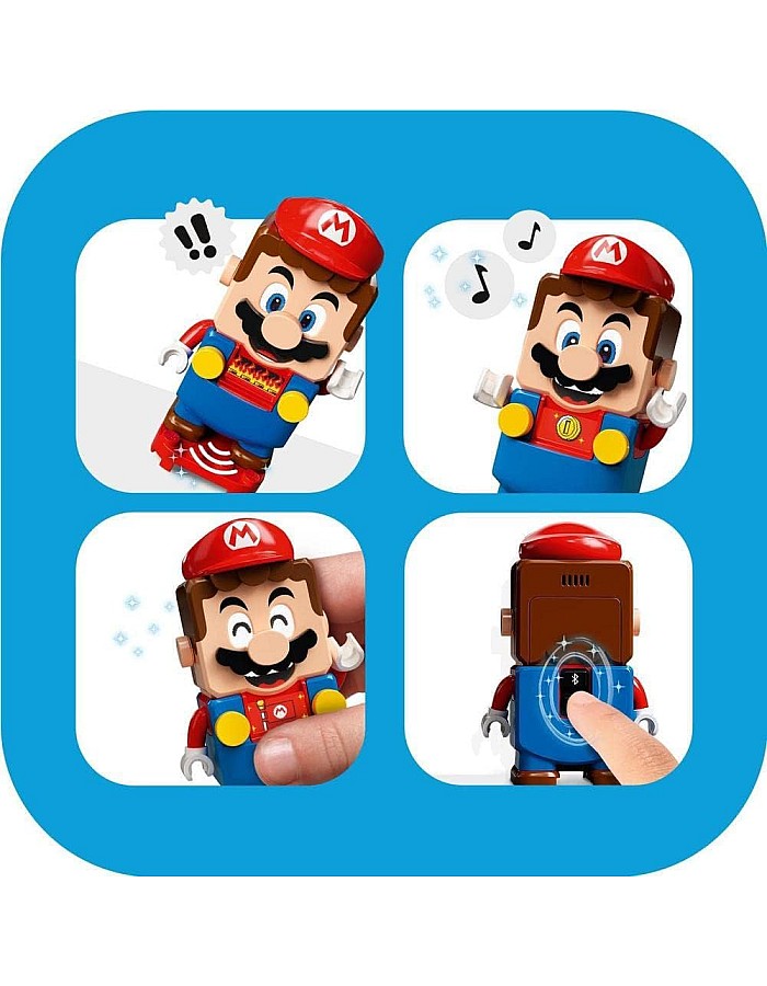 LEGO Super Mario Adventures with Mario Starter Course Set, Buildable Toy Game, Collectible Gifts for Kids, Boys & Girls 6 Plus Year Old with Interactive Figure 71360