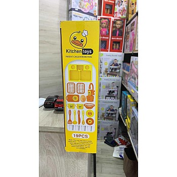 Yellow Duck Kitchen Wash Basin Toy