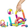 Magnetic Building Sticks - Creative STEM Toy for Children Ages 3+, 42 Pieces to Construct 3D Models, Boost Concentration and Cognitive Development