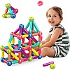 Magnetic Building Sticks - Creative STEM Toy for Children Ages 3+, 42 Pieces to Construct 3D Models, Boost Concentration and Cognitive Development