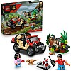 LEGO Jurassic World Raptor Off-Road Escape Dinosaur Toy - incl. 2 Dino Figures, Off-Road Car Toy & 2 Minifigures - Gift for 6+ Year Old Boys, Girls & Rebirth Movie Fans - 76972