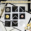 5 Pieces - Premium Quality Acrylic Clear Coin Capsules - Plastic Case to Protect and Store Coin Collections (Clear Coin Case)