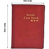 MySouq-Store 1Pcs/120 Pockets COINNING Album Collection Book Mini Penny COIN Storage Album Book COIN Holders for Collector Gifts Supplies (Maroon Color)