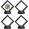 TECHZONE 3D Floating Display Frame for Jewelry & Collectibles – Magic Suspended Showcase Case for Necklaces, Coins, Rings & Small Memorabilia (9x9)