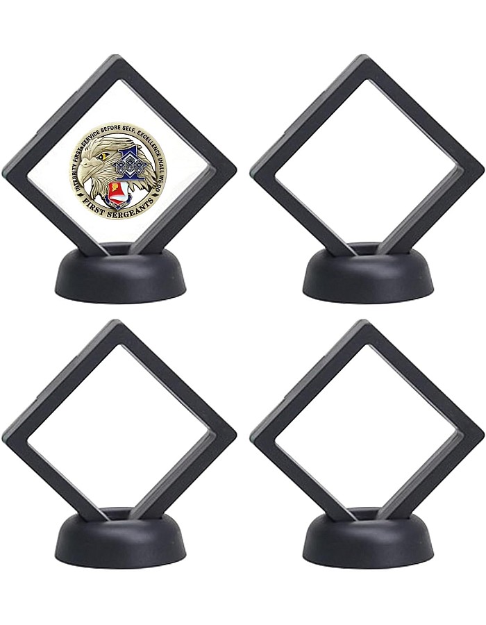 TECHZONE 3D Floating Display Frame for Jewelry & Collectibles – Magic Suspended Showcase Case for Necklaces, Coins, Rings & Small Memorabilia (9x9)