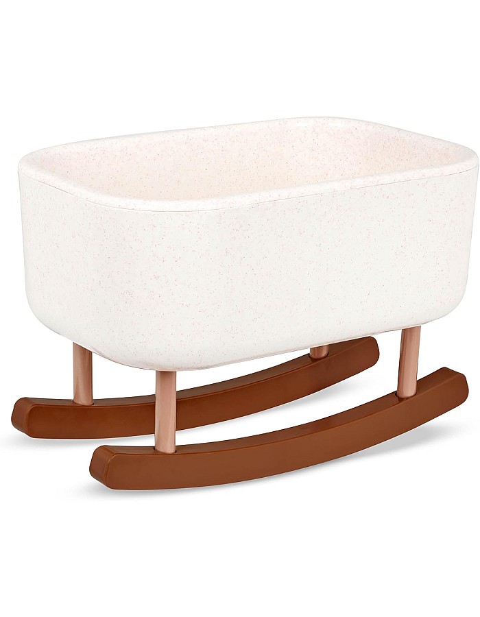 LullaBaby LBY7620Z Doll Cradle for 36 cm Accessories - Baby Doll Accessories - Dolls Bed from 2 Years - Doll Bed, Multi